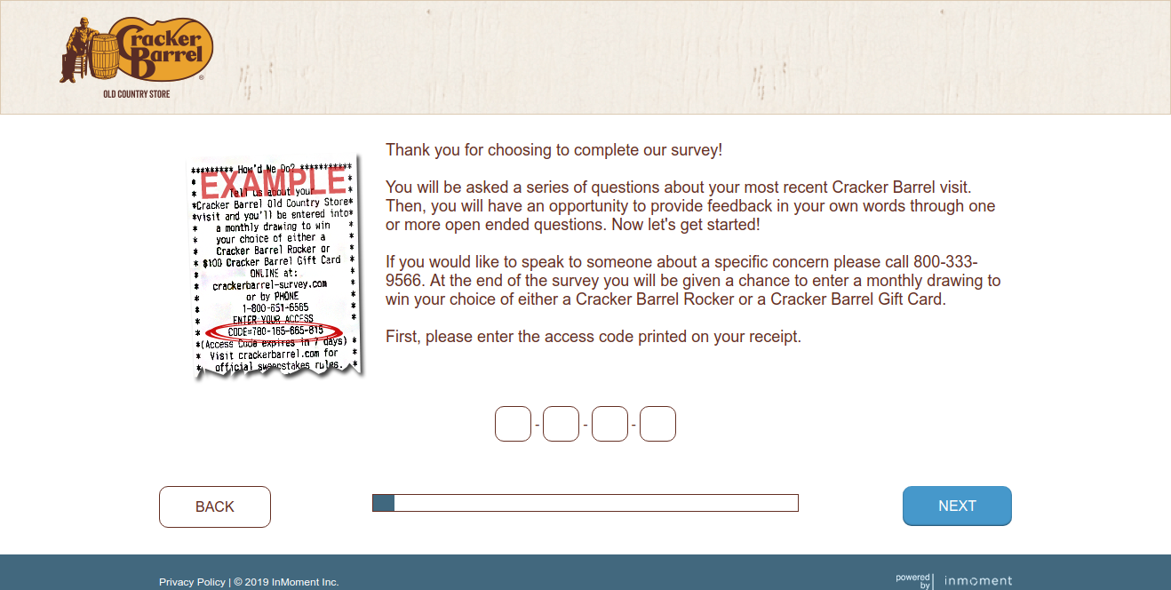 crackerbarrell survey